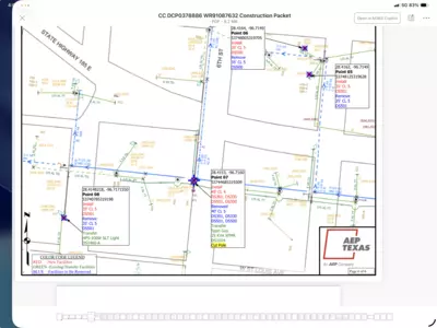 Road Map - Construction Work (AEP, Tech Serv and Linetec
